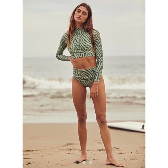 ACACIA SWIMWEAR ECHO BOTTOM IN SAVANNA XS / P